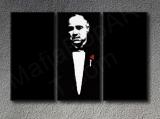 The Godfather Vito Corleone Marlon Brando 3 dílny POP ART obraz