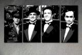 Godfather Corleone Family  4 dílny POP ART obraz