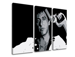 Největší mafiáni na plátně Scarface - Tony Montana se zbraní v ruce