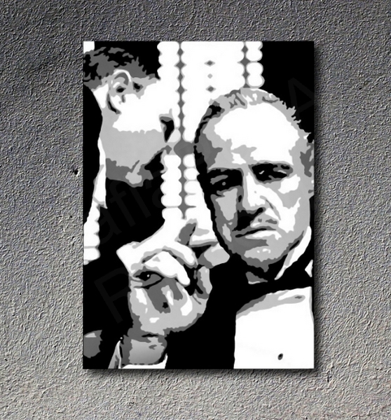 The Godfather Vito Corleone Marlon Brando POP ART obraz