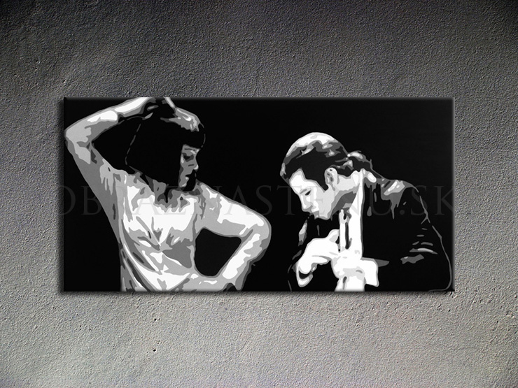 Pulp fiction 1 dílny POP ART obraz