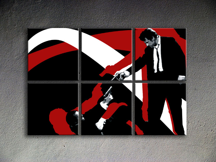 „Reservoir Dogs“ 6 dílny POP ART obraz