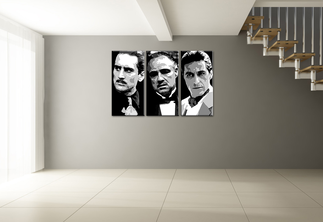 Godfather 3 dílny POP ART obraz
