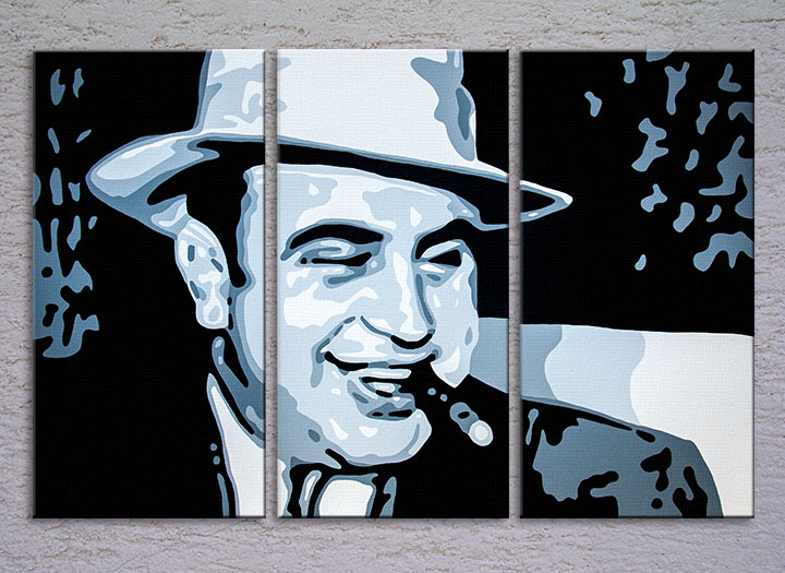 Al Capone 3 dílny POP ART obraz