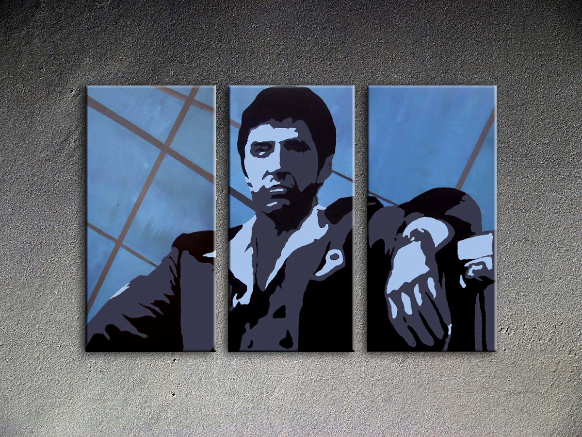 AL PACINO 3 dílny POP ART obraz