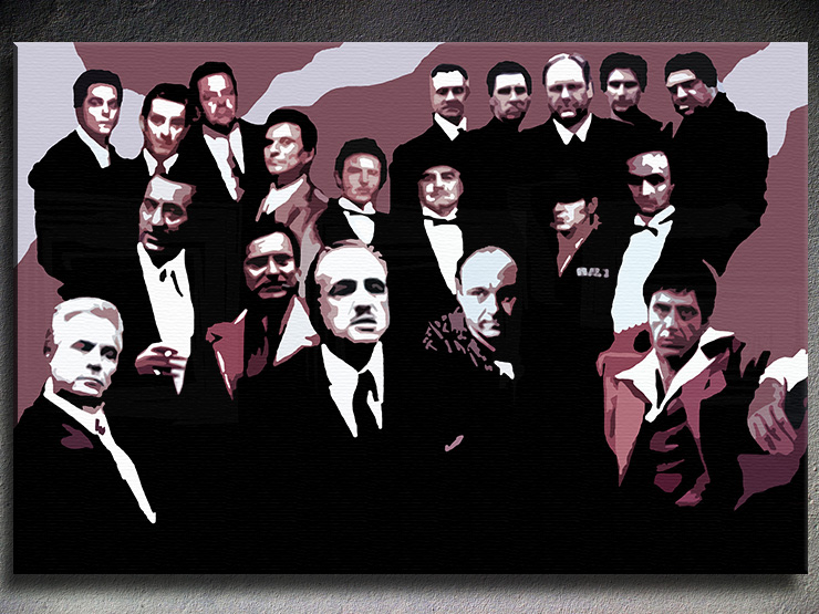 The MAFIA Family 1 dílný  POP ART obraz