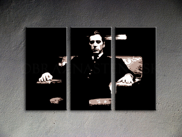 Godfather 3 dílny POP ART obraz