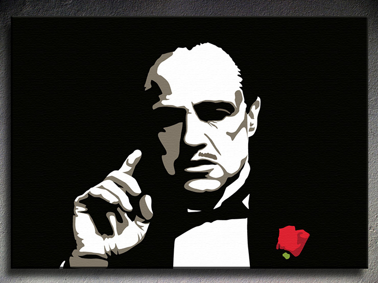 The Godfather 1 dílný  POP ART obraz